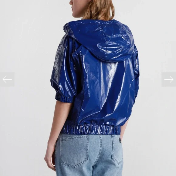 ArmanBlue Hooded Women's Jacket - Picture 2 of 9